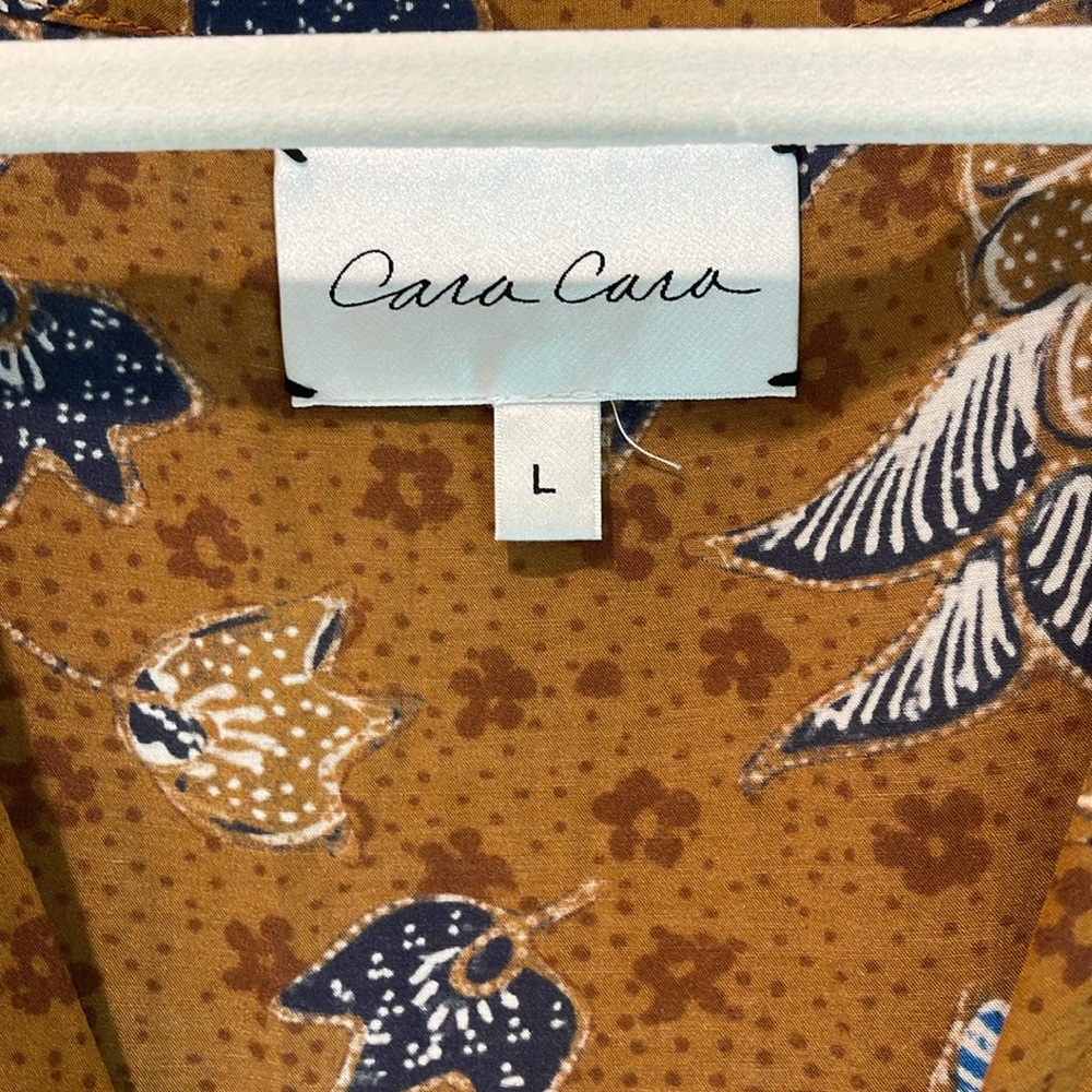 CARA CARA Millbrook Paisley-print Dress In Batik Brown - Picture 2 of 6